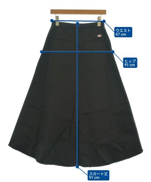 Dickies（ディッキーズ）ロング・マキシ丈スカート 黒 サイズ:M レディース/2200637728089