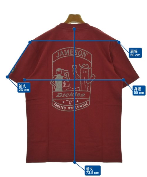Dickies（ディッキーズ）Tシャツ・カットソー 赤 サイズ:M メンズ/2200693943167