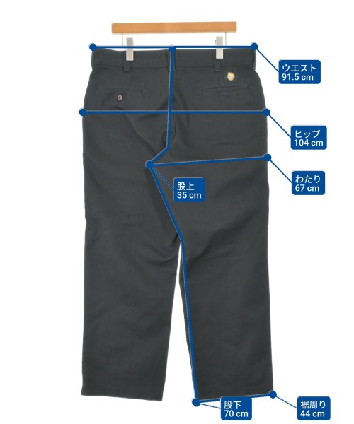Dickies（ディッキーズ）チノパン 黒 サイズ:36(XXL位) メンズ/2200660023090
