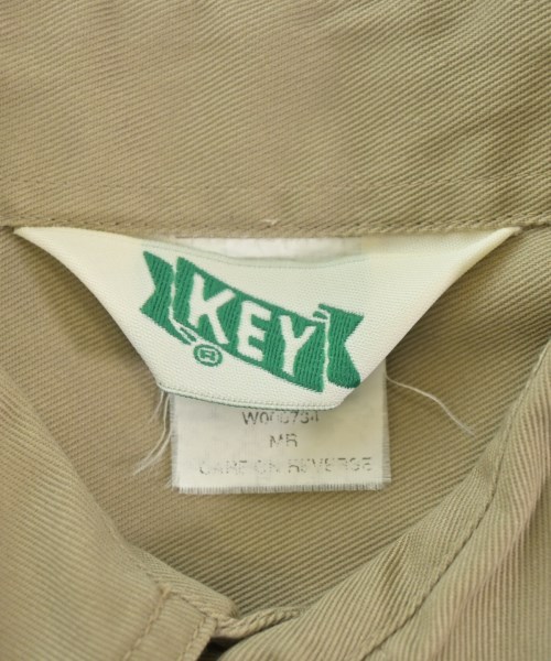 KEY（キー）カジュアルシャツ ベージュ サイズ:-(L位) メンズ/2200606844284