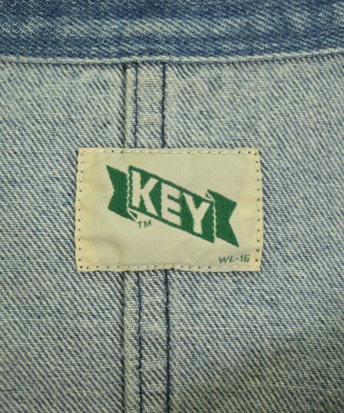 KEY（キー）カバーオール 青 サイズ:M メンズ/2200730485117