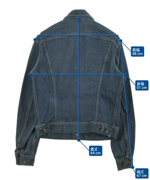 Lee（リー）デニムジャケット 紺 サイズ:-(XL位) メンズ/2200631401018