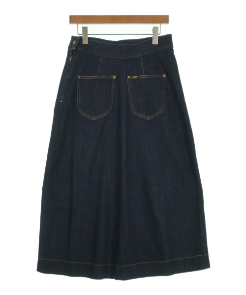 Lee（リー）ロング・マキシ丈スカート 紺 サイズ:L レディース/2200618341030