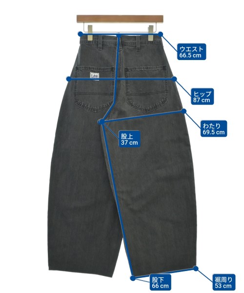 Lee（リー）デニムパンツ 黒 サイズ:XS レディース/2200617506027