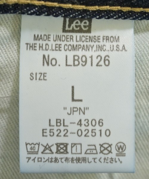Lee（リー）デニムパンツ 紺 サイズ:L メンズ/2200673271082