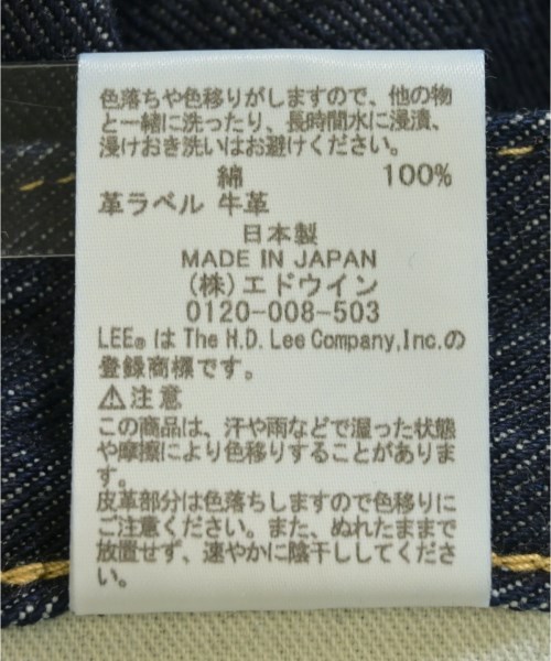 Lee（リー）デニムパンツ 紺 サイズ:L メンズ/2200673271082