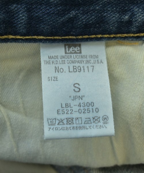 Lee（リー）デニムパンツ 青 サイズ:S レディース/2200699236102