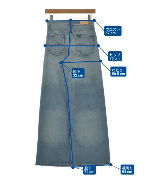Lee（リー）デニムパンツ 青 サイズ:XS レディース/2200698781061