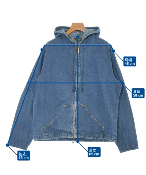 Lee（リー）ブルゾン 青 サイズ:-(L位) メンズ/2200663242092