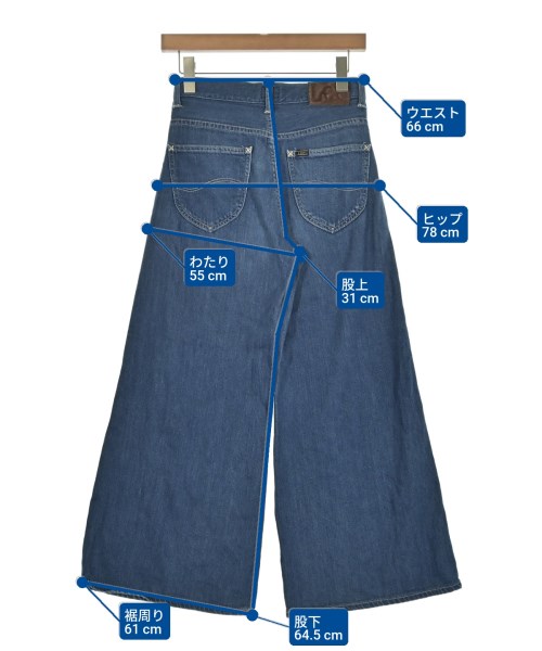 Lee（リー）デニムパンツ 青 サイズ:XS レディース/2200683352078