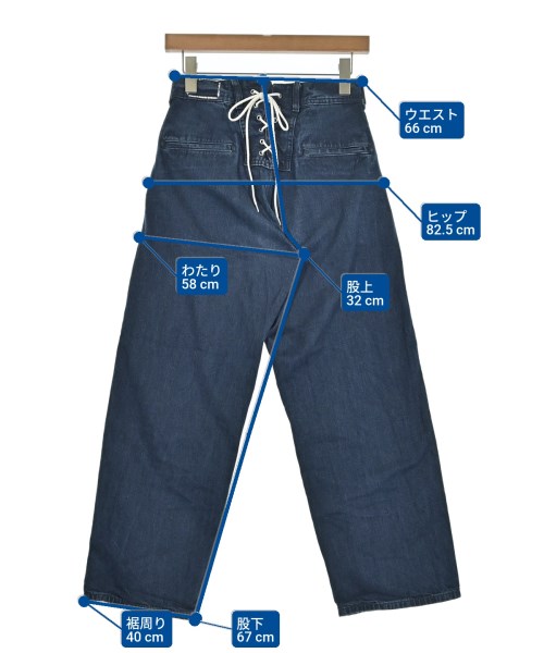 Lee（リー）デニムパンツ 紺 サイズ:XXS レディース/2200683352108