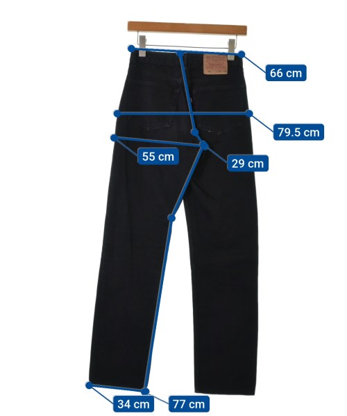 Levi's（リーバイス）デニムパンツ 黒 サイズ:34(XL位) メンズ/2200372436270