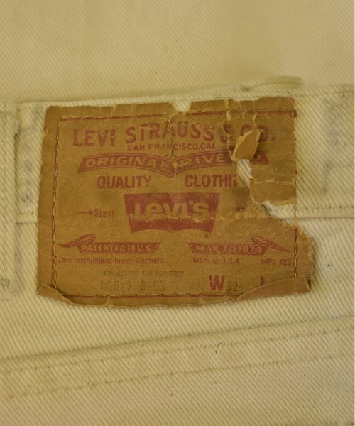 Levi's（リーバイス）デニムパンツ 白 サイズ:32(L位) メンズ/2200460271042