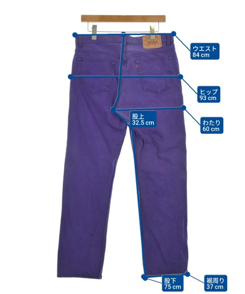 Levi's（リーバイス）デニムパンツ 紫 サイズ:-(L位) メンズ/2200626951085
