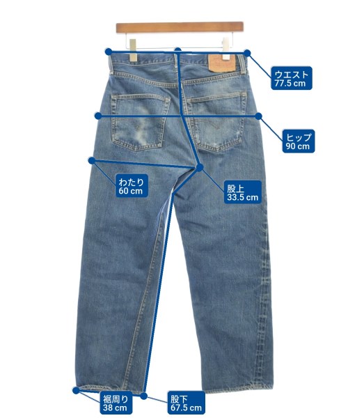 Levi's（リーバイス）デニムパンツ 青 サイズ:-(M位) メンズ/2200605237018