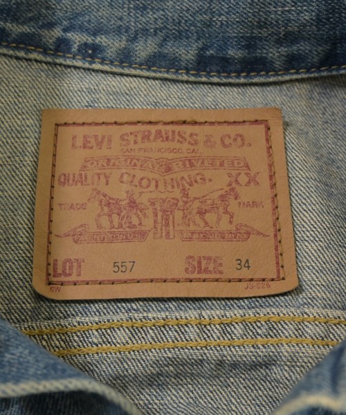 Levi's（リーバイス）デニムジャケット 青 サイズ:34(XXS位) メンズ/2200670259229