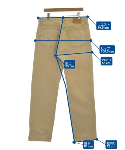 Levi's（リーバイス）デニムパンツ ベージュ サイズ:38(XXXL位) メンズ/2200677989389