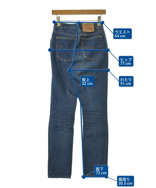 Levi's（リーバイス）デニムパンツ 青 サイズ:24(S位) レディース/2200694683116
