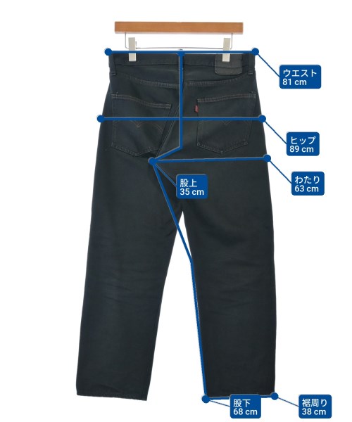 Levi's（リーバイス）デニムパンツ 黒 サイズ:-(XL位) メンズ/2200699692014
