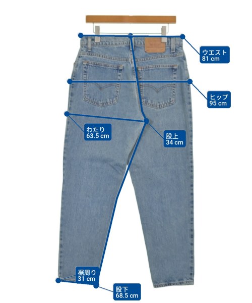 Levi's（リーバイス）デニムパンツ 青 サイズ:M メンズ/2200701395056