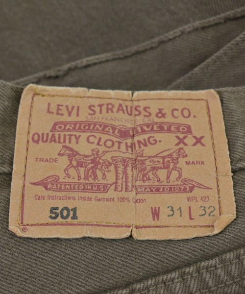 Levi's（リーバイス）デニムパンツ 茶 サイズ:31(L位) メンズ/2200647378069