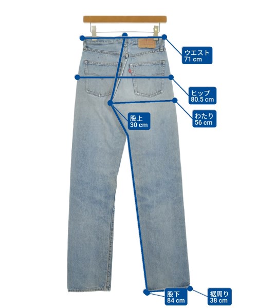 Levi's（リーバイス）デニムパンツ 青 サイズ:30(XL位) レディース/2200656489022