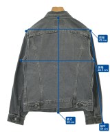 Levi's（リーバイス）デニムジャケット グレー サイズ:38(L位) メンズ/2200628274083