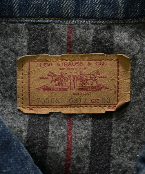 Levi's（リーバイス）デニムジャケット 紺 サイズ:50(XL位) メンズ/2200657500023