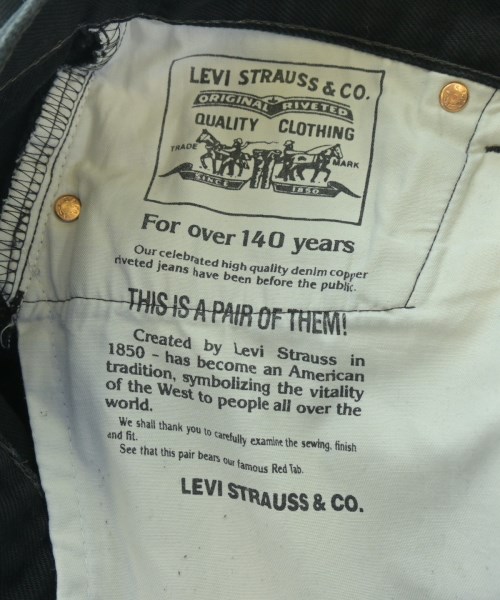 Levi's（リーバイス）デニムパンツ 黒 サイズ:36(XXL位) メンズ/2200658576010