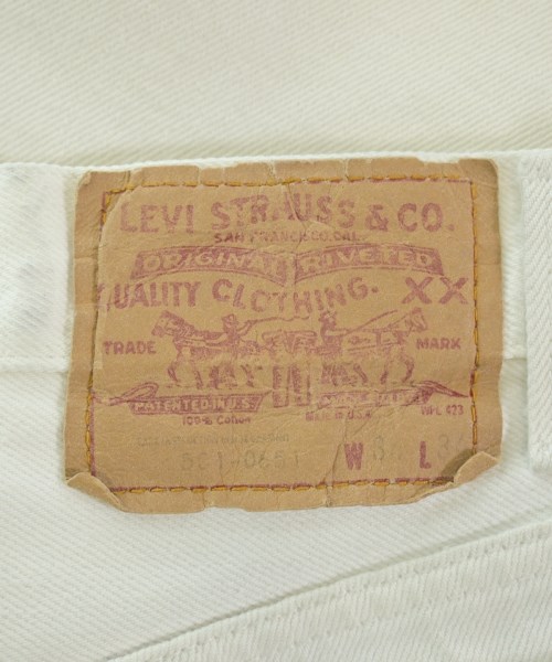 Levi's（リーバイス）デニムパンツ 白 サイズ:34(XL位) メンズ/2200659310040