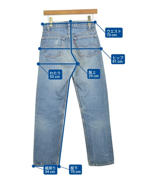 Levi's（リーバイス）デニムパンツ 青 サイズ:29(L位) レディース/2200686771012