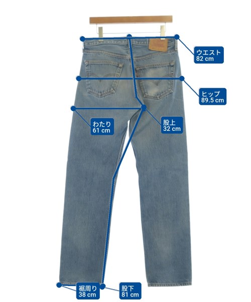 Levi's（リーバイス）デニムパンツ 青 サイズ:34(XL位) メンズ/2200707970035