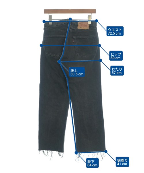 Levi's（リーバイス）デニムパンツ 黒 サイズ:29(S位) メンズ/2200661481295