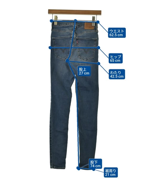 Levi's（リーバイス）デニムパンツ 青 サイズ:25(S位) レディース/2200666072078