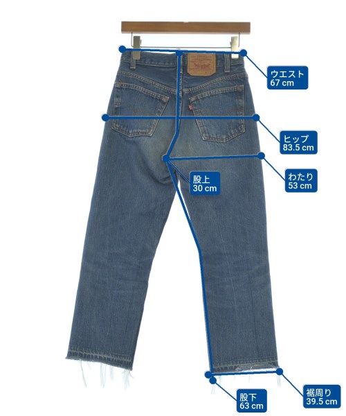 Levi's（リーバイス）デニムパンツ 青 サイズ:28(L位) レディース/2200671889029