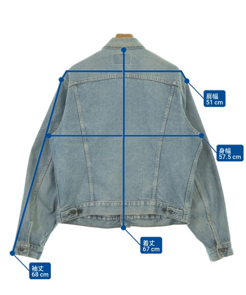 Levi's（リーバイス）デニムジャケット 青 サイズ:-(XL位) メンズ/2200721217017