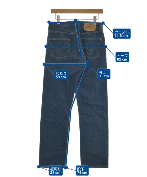Levi's（リーバイス）デニムパンツ 紺 サイズ:30(M位) メンズ/2200723418061