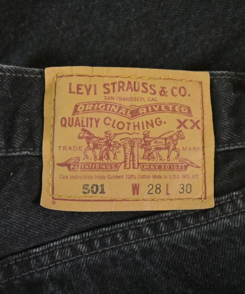 Levi's（リーバイス）デニムパンツ 黒 サイズ:28(S位) メンズ/2200725637019