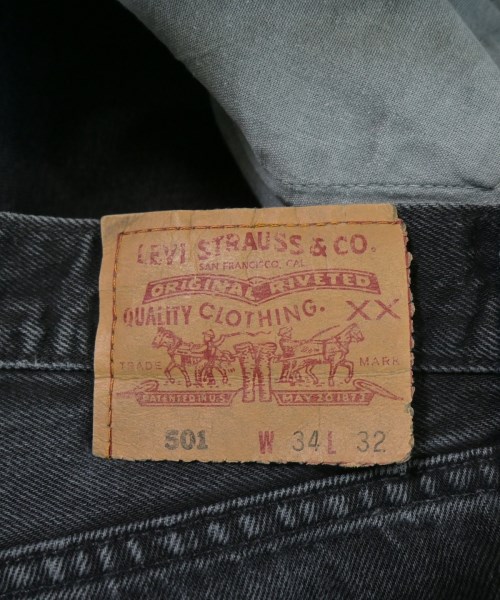 Levi's（リーバイス）デニムパンツ 黒 サイズ:34(XL位) メンズ/2200726961014