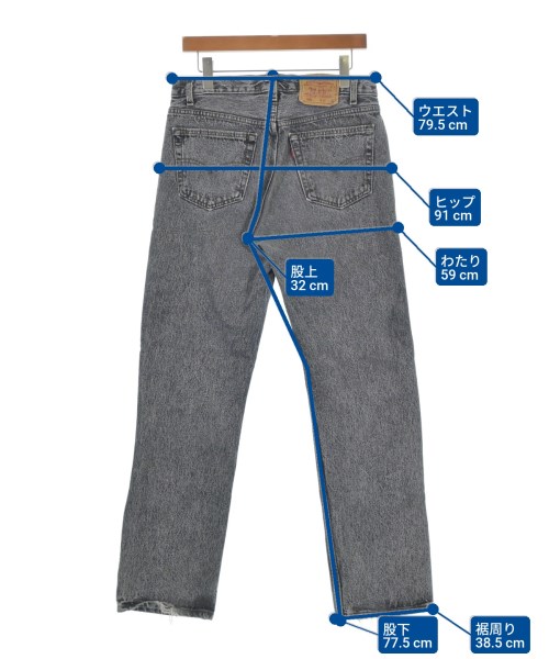 Levi's（リーバイス）デニムパンツ 黒 サイズ:32(M位) メンズ/2200684103044