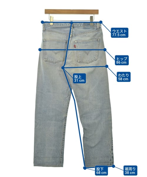Levi's（リーバイス）デニムパンツ 青 サイズ:-(S位) メンズ/2200686543220