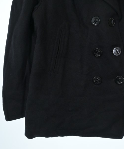 MILITARY（ミリタリー）ピーコート 黒 サイズ:16(S位) レディース/2200637341240