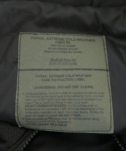 MILITARY（ミリタリー）ダウンジャケット/ダウンベスト 黒 サイズ:M メンズ/2200641754029