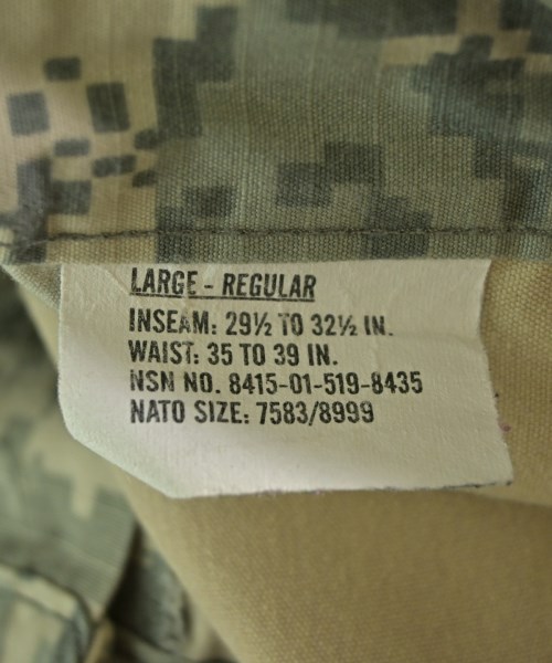 MILITARY（ミリタリー）カーゴパンツ グレー サイズ:L メンズ/2200642915023