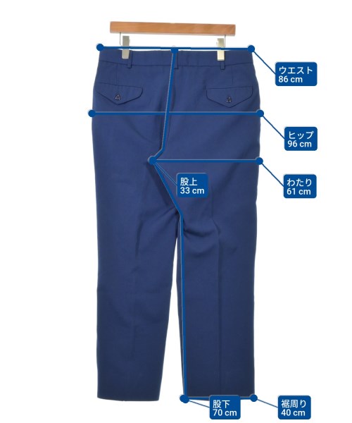 MILITARY（ミリタリー）チノパン 紺 サイズ:33(L位) メンズ/2200623102022