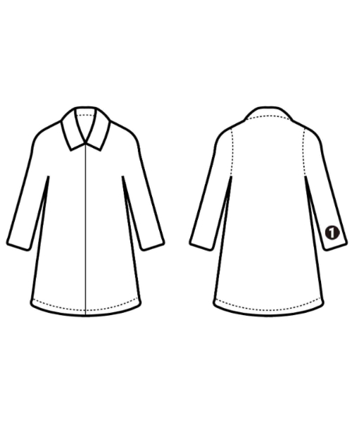 MILITARY（ミリタリー）トレンチコート 黒 サイズ:40(XS位) メンズ/2200624565017