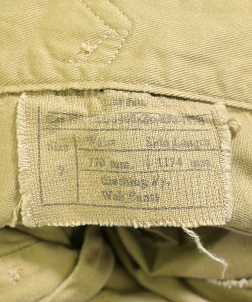 MILITARY（ミリタリー）チノパン ベージュ サイズ:7(XS位) メンズ/2200626177119
