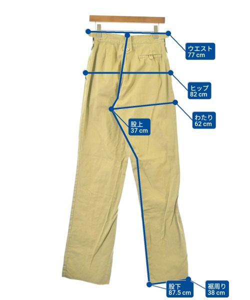 MILITARY（ミリタリー）チノパン ベージュ サイズ:7(XS位) メンズ/2200626177119