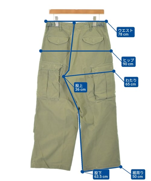 MILITARY（ミリタリー）カーゴパンツ カーキ サイズ:S メンズ/2200614769050