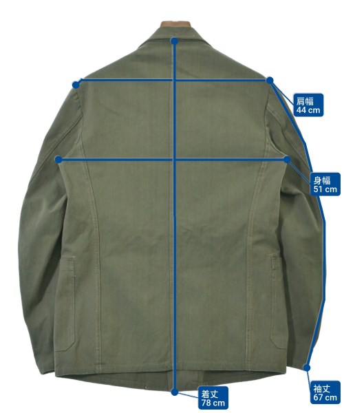 MILITARY（ミリタリー）カジュアルジャケット カーキ サイズ:-(M位) メンズ/2200630854013